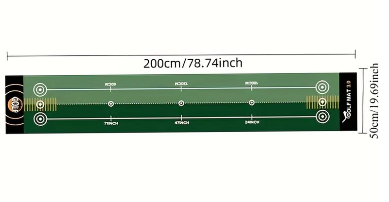 Portable Practice Putting Mat - Golf Gifts UK - Golf wrapped up