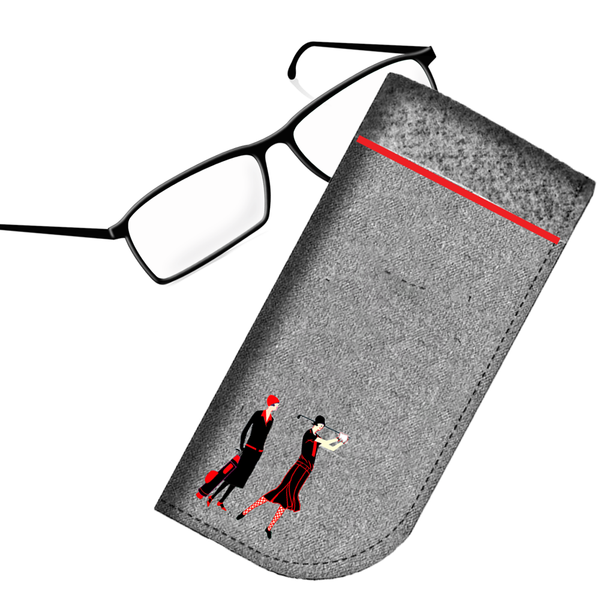 Art Deco Reading Glasses Case - Golf Gifts UK - Golf wrapped up