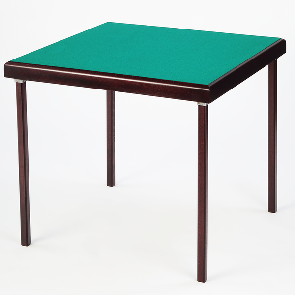 Pelissier Premier card table with mahogany finish and green baize - Golf Gifts UK - Golf wrapped up