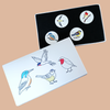 Birdie Ball Markers in Designer Presentation Sleeve - Golf Gifts UK - Golf wrapped up