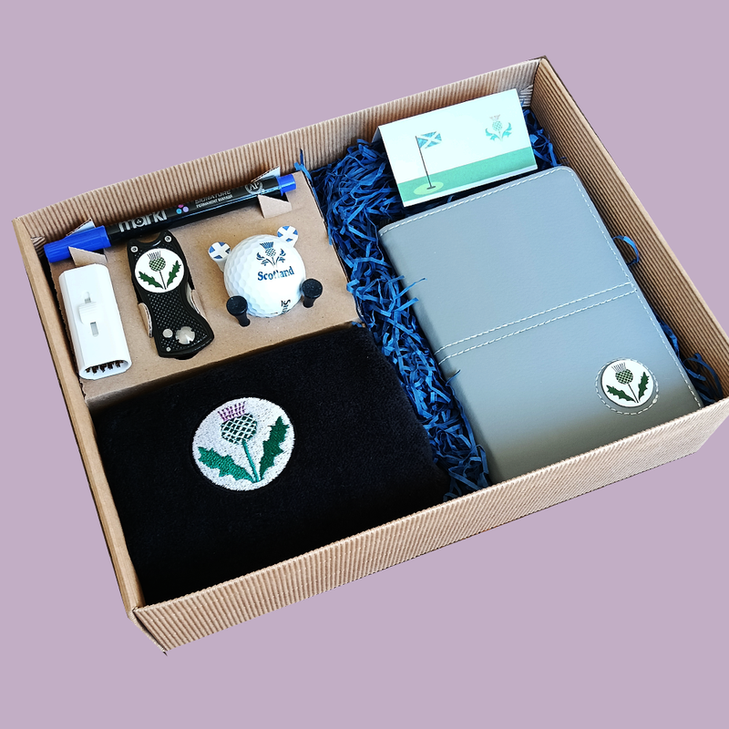 Deluxe Scottish Golfing Gift Set - Golf Gifts UK - Golf wrapped up