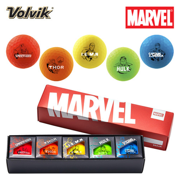 Volvik VIVID Marvel 5 Ball Gift Set