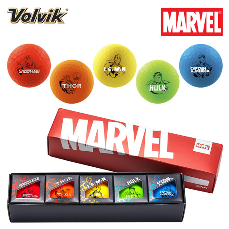 Volvik VIVID Marvel 5 Ball Gift Set