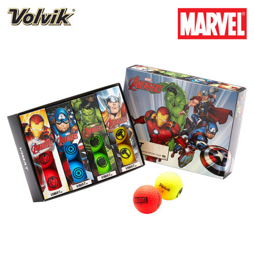 Volvik Vimat Marvel Avengers Dozen Golf Ball Gift Set