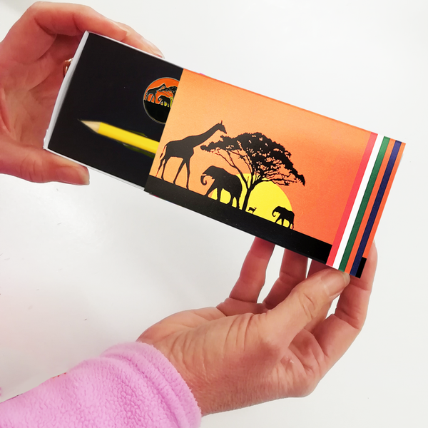 South Africa Ball Marker and Pencil in Presentation Sleeve - Golf Gifts UK - Golf wrapped up