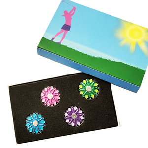 Sparkly Ball Markers in Presentation sleeve