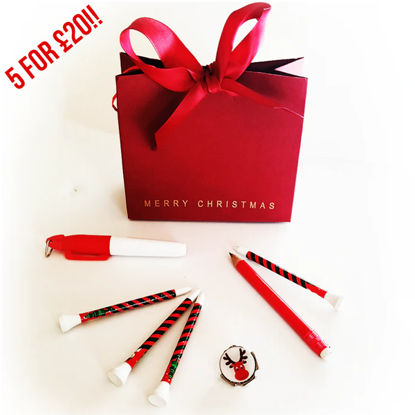 Christmas Table Gift Bag (red) - Pack of 5