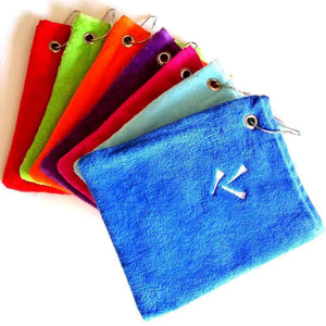 Luxury velour pouch towels