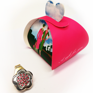 Rose Spring Clip Ball Marker in Gift Box