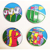 Art of Golf Ball Markers and Visor Clip - Golf Gifts UK - Golf wrapped up