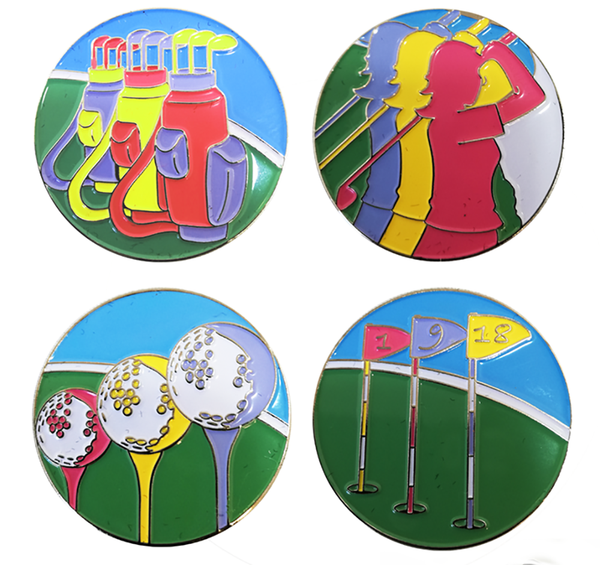 Art of Golf Ball Marker and Pencil in Presentation Sleeve - Golf Gifts UK - Golf wrapped up