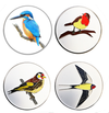 British Birds Ball Marker Set - Christmas edition - Golf Gifts UK - Golf wrapped up