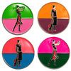 Art Deco Ball Markers in Presentation Sleeve - Golf Gifts UK - Golf wrapped up
