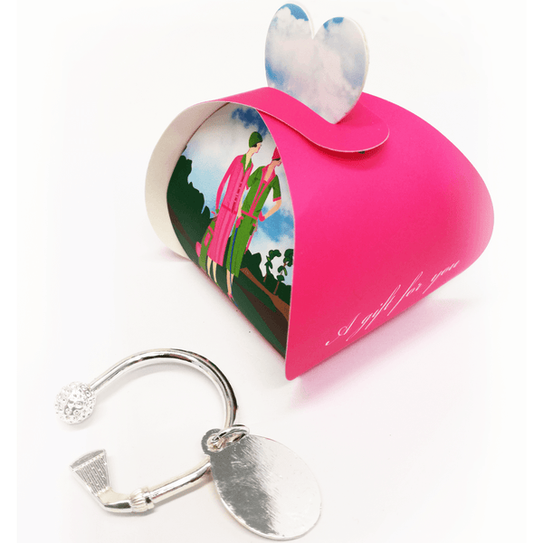 Designer Keyring in Gift Box - Golf Gifts UK - Golf wrapped up