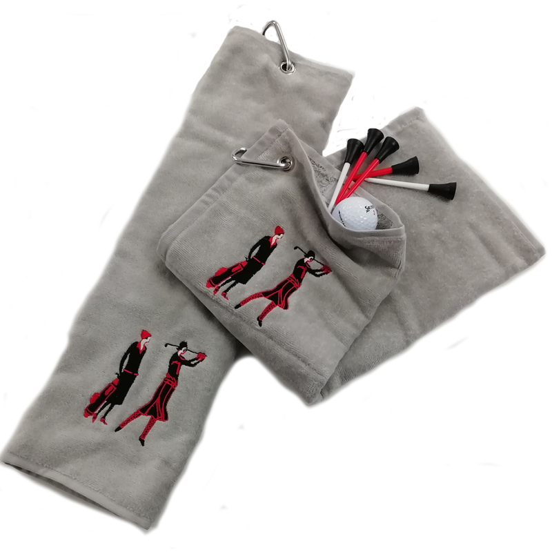 Art Deco Towels - Golf Gifts UK - Golf wrapped up