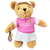 Personalised Tennis Teddy Bear (girl)