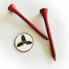 Holly Ball Marker and Tees - Golf Gifts UK - Golf wrapped up