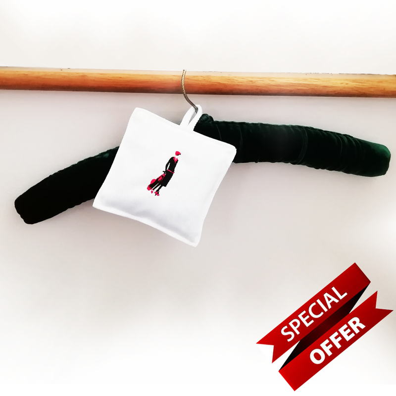 Two Art Deco Lavender Sachet - Golf Gifts UK - Golf wrapped up