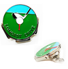 Longest Drive Visor Clip and Ball Marker in Presentation Sleeve - Golf Gifts UK - Golf wrapped up