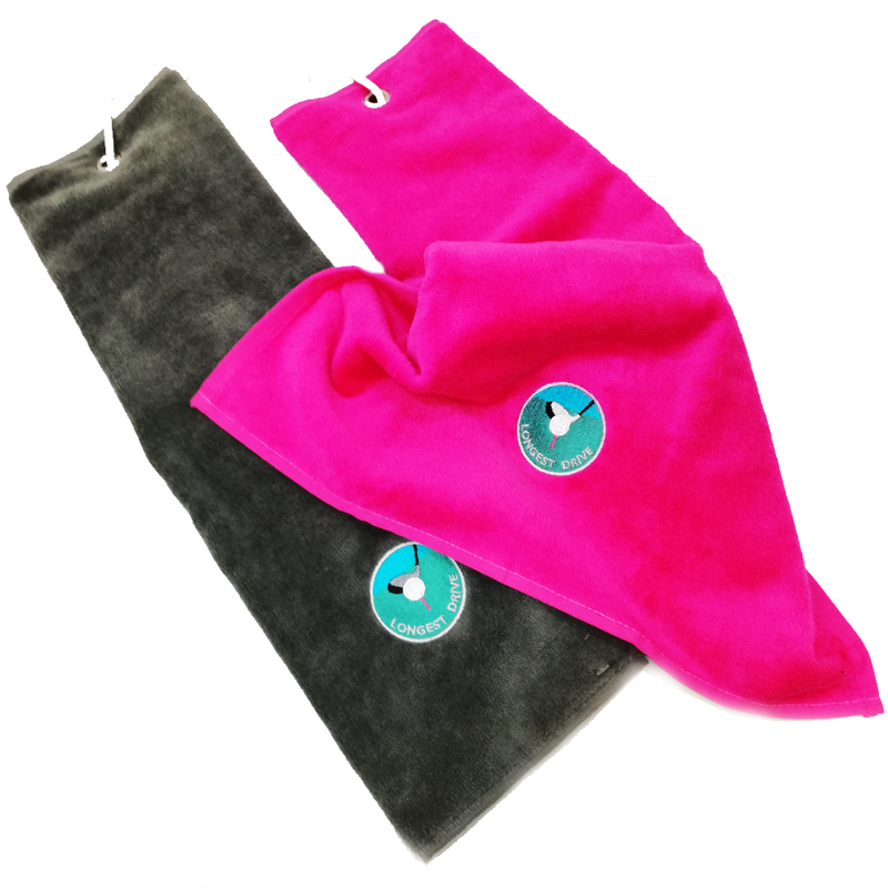 Longest Drive Tri-fold Towels - Golf Gifts UK - Golf wrapped up