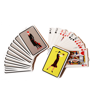 Card-keeper and cards - Art Deco