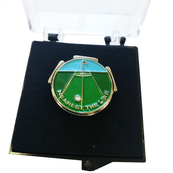 Nearest the Line Visor Clip - Golf Gifts UK - Golf wrapped up