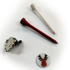 Rudolph Christmas Ball Marker, Visor Clip and Tees - SPECIAL OFFER - Golf Gifts UK - Golf wrapped up