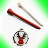 Rudolph Christmas Ball Marker, Visor Clip and Tees - SPECIAL OFFER - Golf Gifts UK - Golf wrapped up