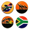 South Africa Ball Marker and Pencil in Presentation Sleeve - Golf Gifts UK - Golf wrapped up