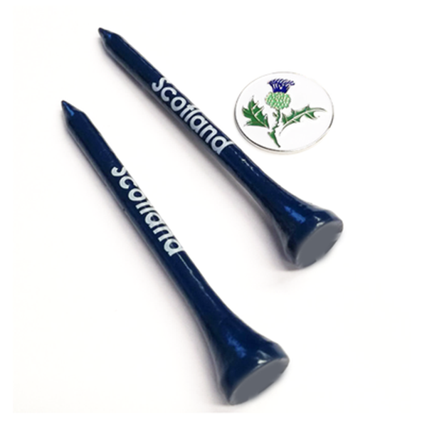 Scottish Tees and Ball Marker - Golf Gifts UK - Golf wrapped up