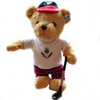 Scottish Golfing Teddy Bear + FREE VISOR CLIP AND BALLMARKER - Golf Gifts UK - Golf wrapped up