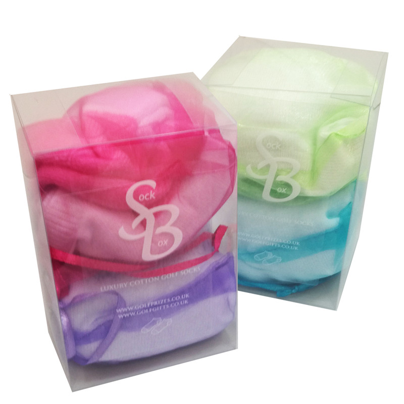 Two Pair Sock Box - Golf Gifts UK - Golf wrapped up