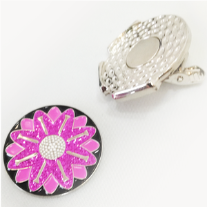 Visor Clip and Sparkly Ball Marker in Presentation Box