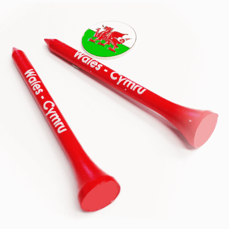 Welsh Tees and Ball Marker - Golf Gifts UK - Golf wrapped up