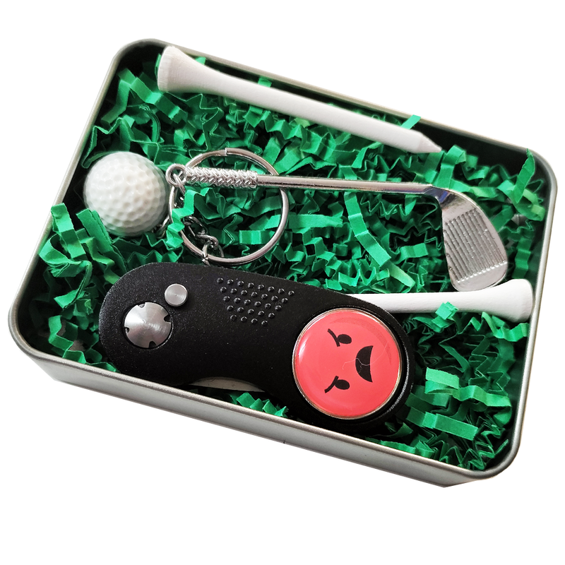 Tin discount box golf
