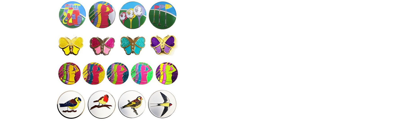 Stunning range of ball markers